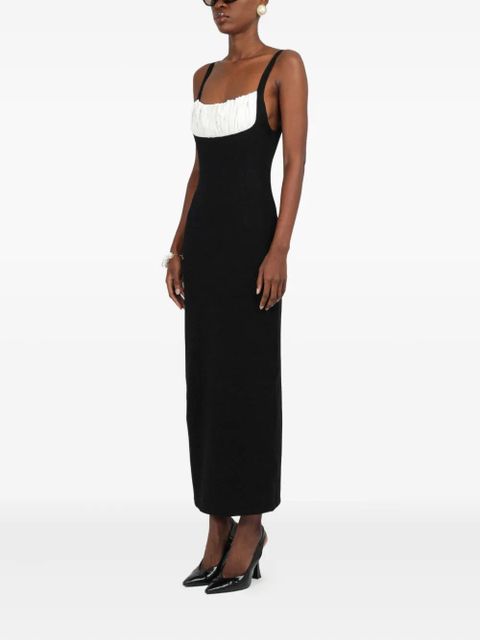 Rowen Rose sleeveless jersey midi dress - Black