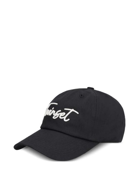 TWINSET logo-embroidery baseball cap - Black - zdjęcie produktu nr 1