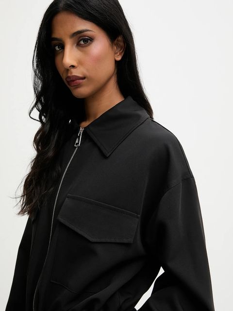 Answear.LAB kurtka kolor czarny przejściowa