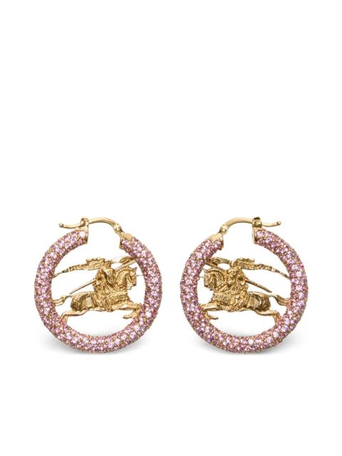 Burberry Equestrian Knight hoop earrings - Gold - zdjęcie produktu nr 1