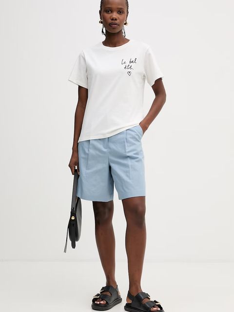 Weekend Max Mara t-shirt bawełniany BORA - zdjęcie produktu nr 1