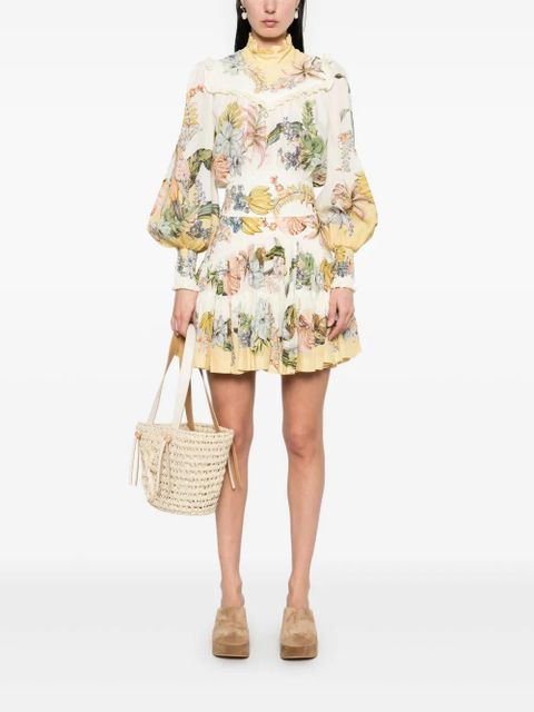 ALEMAIS Oleander mini skirt - Yellow