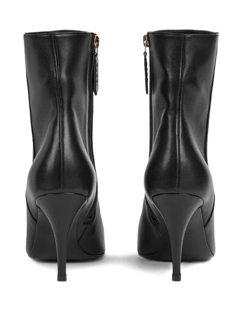 Gucci 85mm Horsebit-detail leather ankle boots - Black - zdjęcie produktu nr 1
