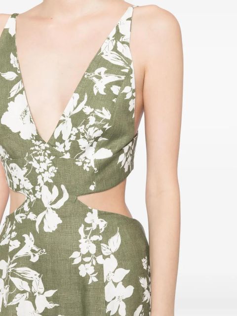 Reformation Samara dress - Green