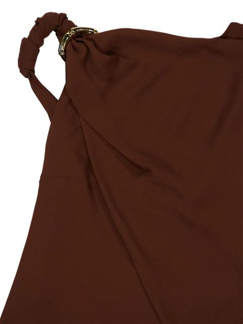 Gucci silk midi dress - Brown