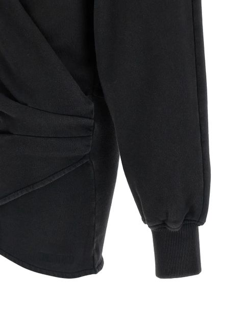 The Attico hooded dress - Black