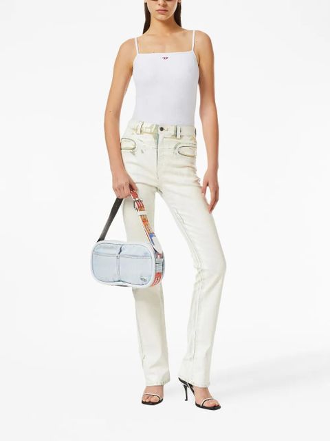 Diesel T-Hop-D logo-appliqué tank top - White - zdjęcie produktu nr 2