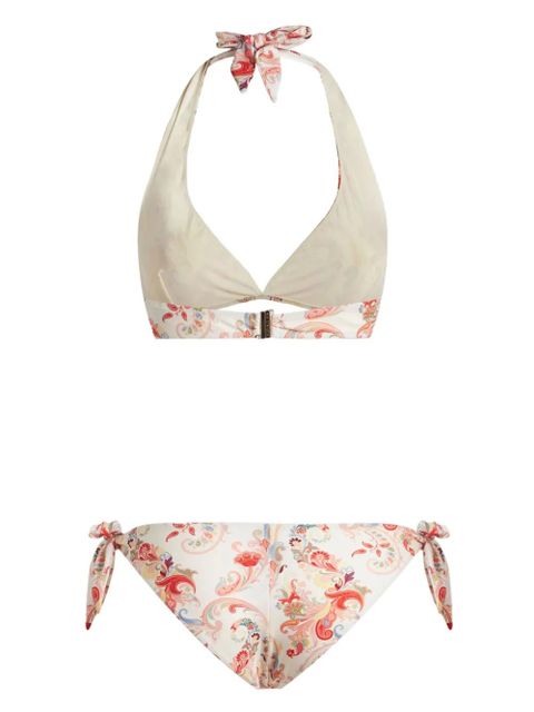 ETRO paisley-print halterneck bikini set - White - zdjęcie produktu nr 2