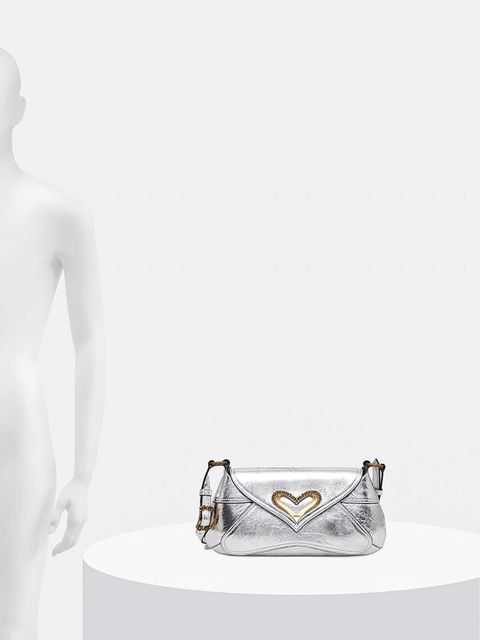 Pinko torebka kolor srebrny 103763 A1VB