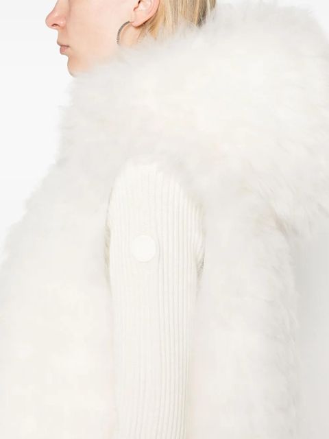 Yves Salomon reversible gilet - White