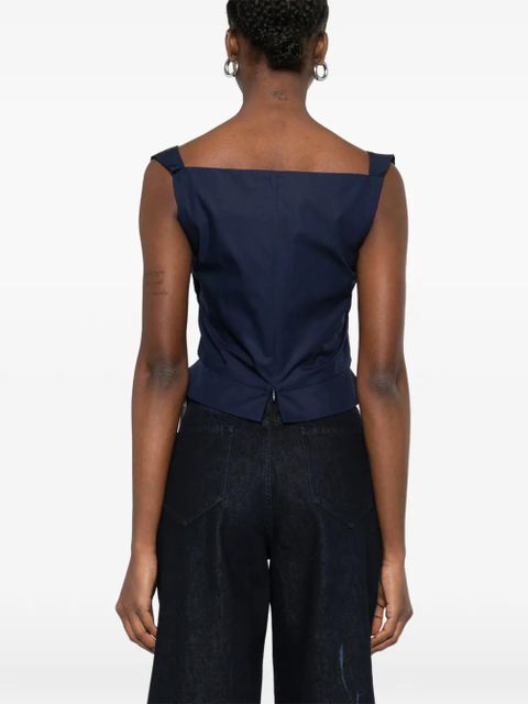 Vivienne Westwood Sunday draped orb top - Blue