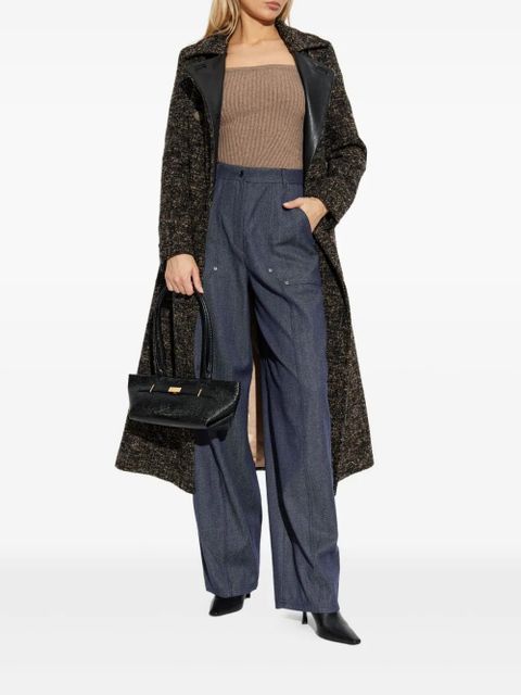 Max Mara Senior redingote buttoned coat - Black - zdjęcie produktu nr 2