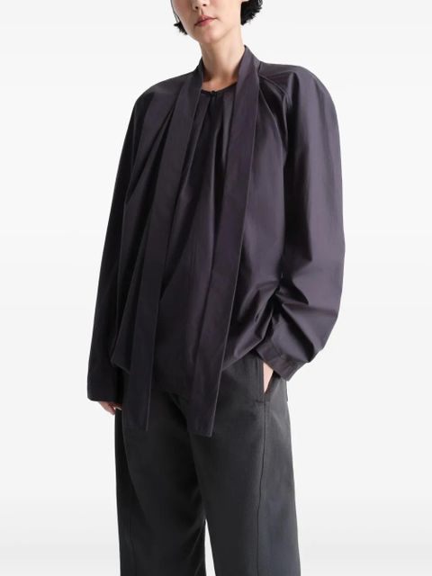 LEMAIRE Ascot blouse - Grey - zdjęcie produktu nr 2