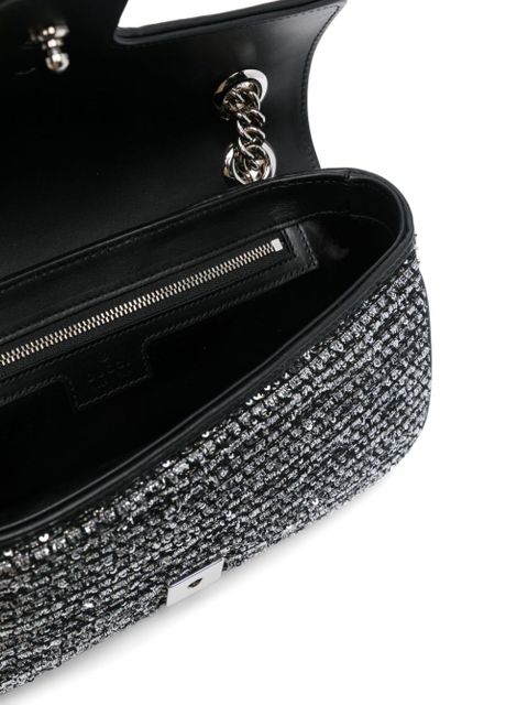 Gucci small GG Marmont shoulder bag - Black