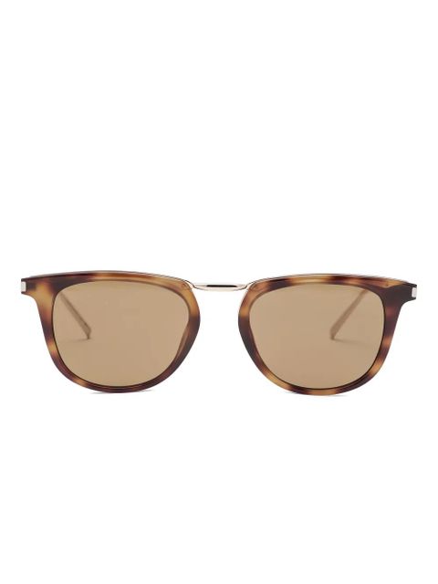 Saint Laurent Eyewear tortoiseshell-pattern sunglasses - Brown - zdjęcie produktu nr 1