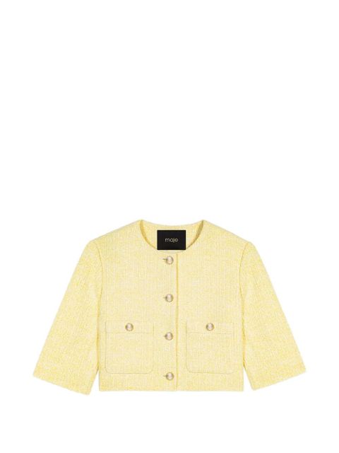 Maje buttoned pocket blazer - Yellow - zdjęcie produktu nr 1