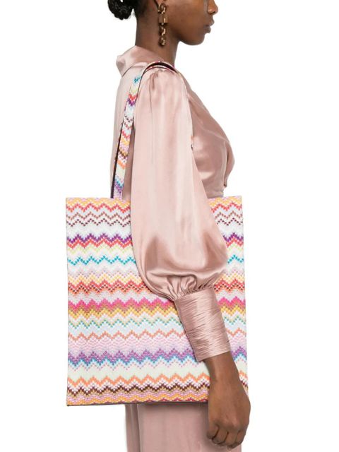 Missoni zig zag shoulder bag - Pink - zdjęcie produktu nr 2