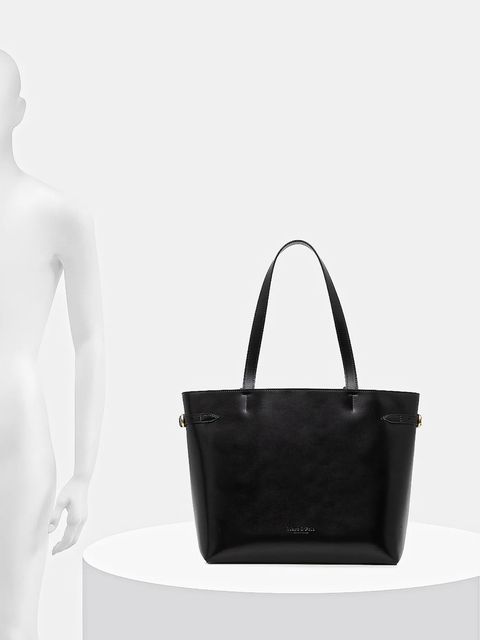 Marc O'Polo torebka skórzana kolor czarny 50912210301203