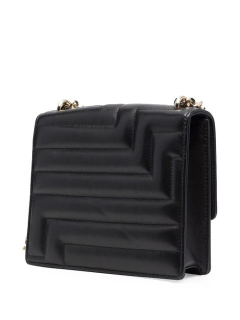 Jimmy Choo Avenue Quad quilted shoulder bag - Black