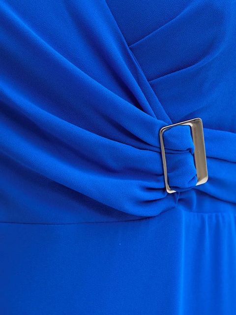 Morgan sukienka REEL kolor niebieski midi rozkloszowana REEL