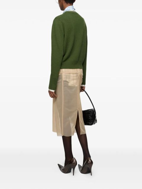 Acne Studios buttoned cardigan - Green