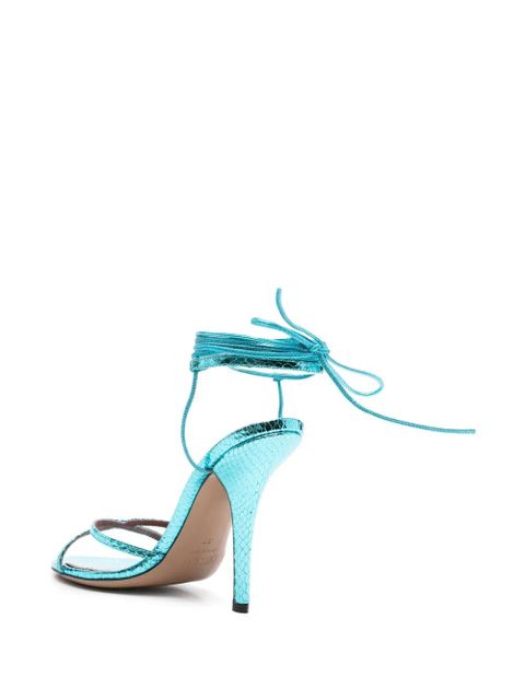Paris Texas 110mm Linda sandals - Blue