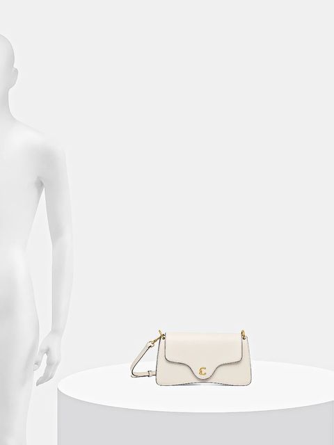 Coccinelle torebka skórzana kolor beżowy E5.SSK.27.01.01