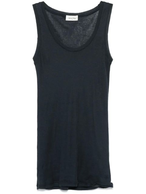 American Vintage Massachusetts tank top - Blue - zdjęcie produktu nr 1