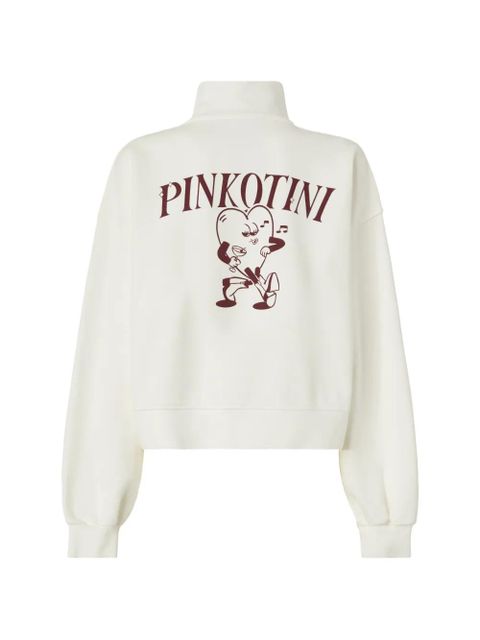 PINKO quarter-zip printed sweatshirt - Neutrals - zdjęcie produktu nr 2