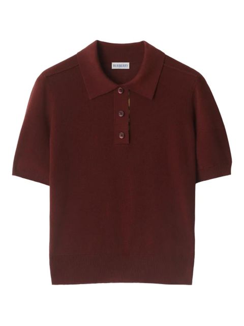 Burberry wool polo shirt - Brown - zdjęcie produktu nr 1