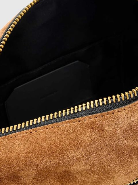 AllSaints torebka zamszowa