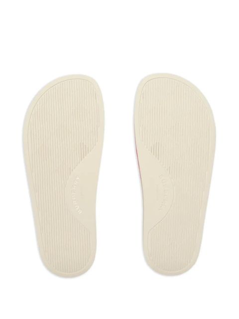Burberry check slides - Neutrals