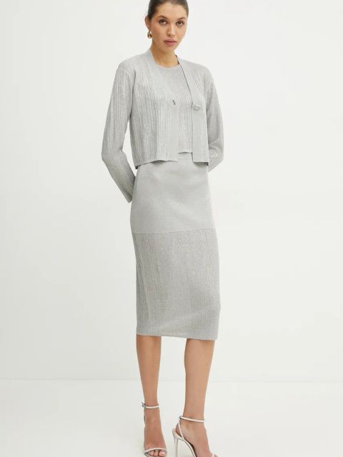 Armani Exchange top damska kolor szary melanżowa XW000112 AF11957