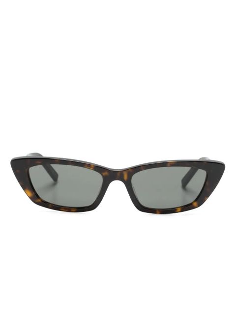 Saint Laurent Eyewear cat-eye frame sunglasses - Brown - zdjęcie produktu nr 1