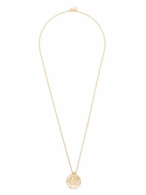 Maje Zodiac medal necklace - Gold