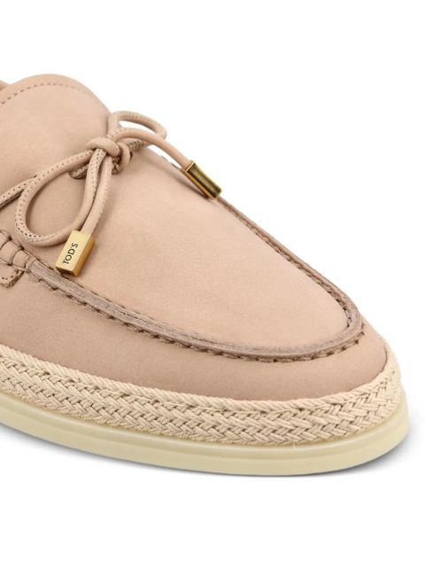Tod's bow-detail loafers - Neutrals