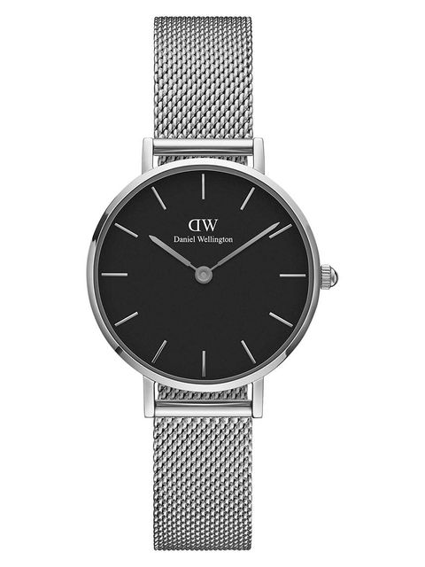 Daniel Wellington zegarek Petite 28 Sterling damski kolor srebrny - zdjęcie produktu nr 1