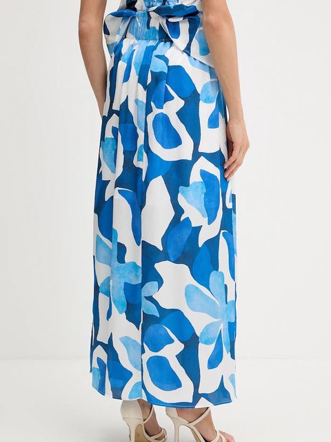 Morgan spódnica kolor niebieski maxi rozkloszowana JAVA.F