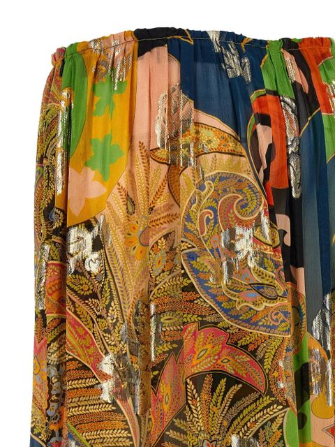 ETRO paisley-print palazzo pants - Orange