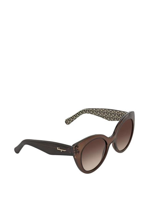 Ferragamo cat-eye full-rim sunglasses - Brown - zdjęcie produktu nr 2