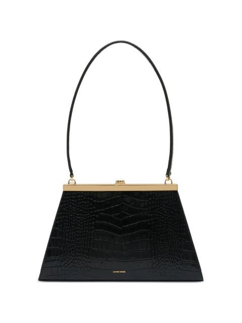 ANINE BING Annie smooth-leather bag - Black - zdjęcie produktu nr 1