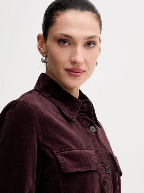 Marc O'Polo kurtka kolor bordowy przejściowa 511096874007