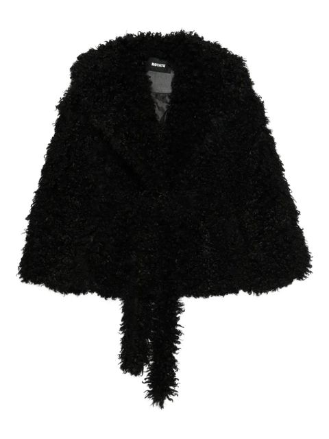 ROTATE BIRGER CHRISTENSEN oversized coat - Black - zdjęcie produktu nr 1
