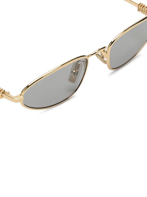 Miu Miu Eyewear metal-frame sunglasses - Gold - zdjęcie produktu nr 2