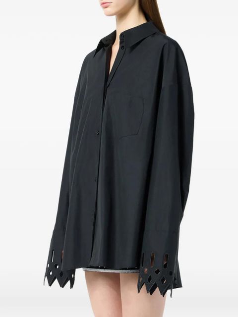 Blumarine patch-pocket shirt - Black