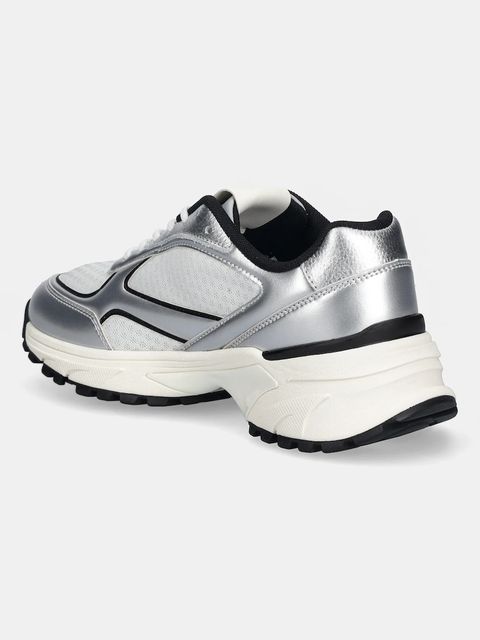 Calvin Klein sneakersy HIKE RUNNER LACE UP MESH MIX MET damskie kolor szary YW0YW02063 - zdjęcie produktu nr 2