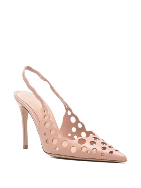 Gianvito Rossi slingback heeled pumps - Neutrals - zdjęcie produktu nr 2