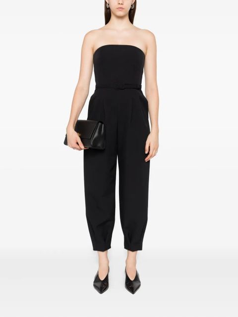 Max Mara strapless belted jumpsuit - Black - zdjęcie produktu nr 2