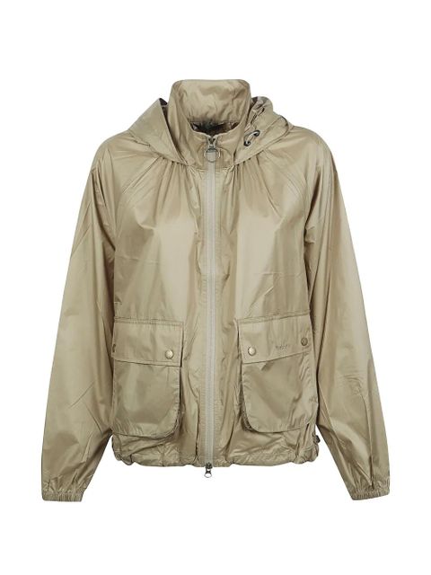 Barbour bleached olive hooded jacket - Neutrals - zdjęcie produktu nr 1