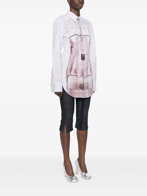 Jean Paul Gaultier trompe l'oeil shirt - Pink